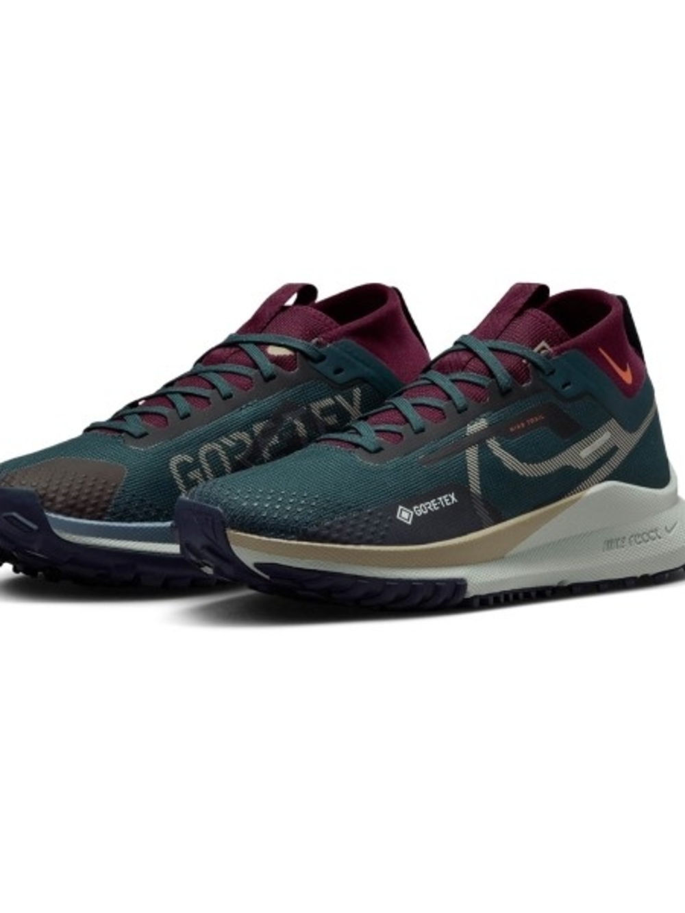 Nike Women's Trail Running Shoes - Teal & Burgundy